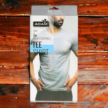 Adam Men Half Sleeves T-Shirt Gray