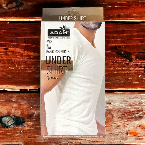 Adam Men's Half Sleeves Vest White