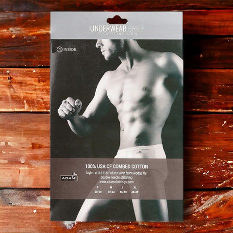 ADAM Under Wear Brief Men's Pack Of 1 Black