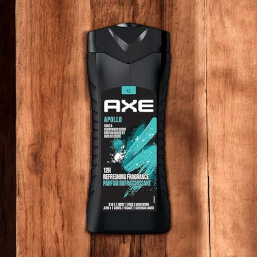 Axe Apollo 3 In 1 Body, Face & Hair Wash For Men