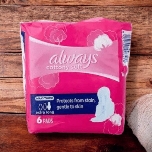 Always Cottony Soft Maxi Thick Extra Long 6 Pads