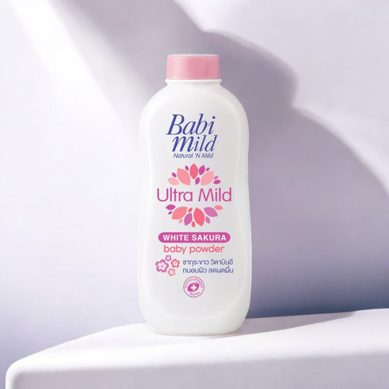 BABI MILD Ultra Mild White Sakura Baby Powder