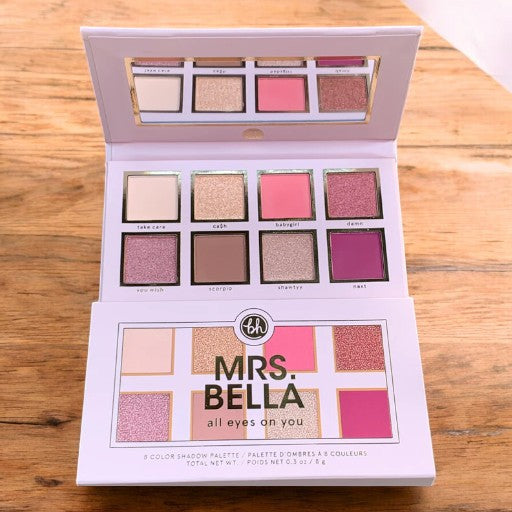 BH MRS. BELLA all eyes on you 8 color eyeshadow palette