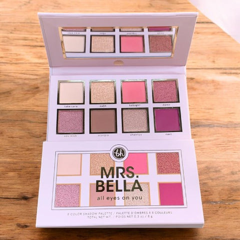 BH MRS. BELLA all eyes on you 8 color eyeshadow palette