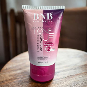 body & body bnb instant tone up brightening facial wash