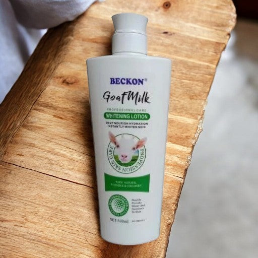 Beckon Goat Milk Whitening Lotion with Natural Vitamin E & Collagen