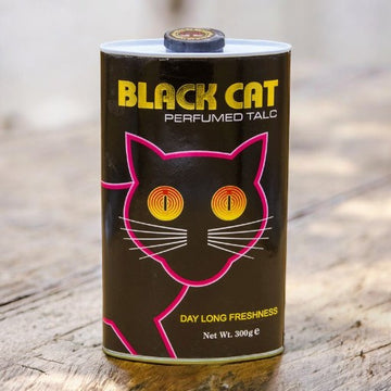 Black Cat Perfumed Talcum powder