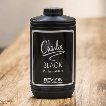 CHARLIE Black Perfumed Talcum Powder Revlon