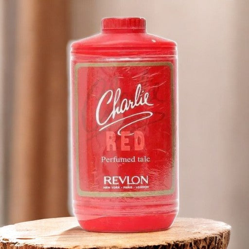 CHARLIE Red Perfumed Talcum Powder Revlon