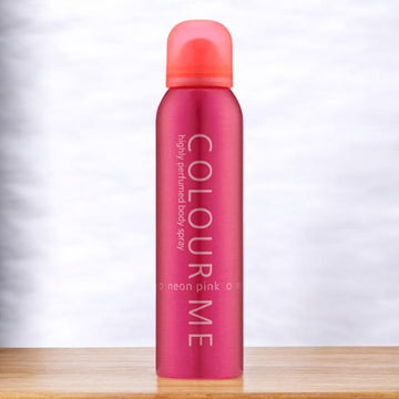 Colour Me Neon Pink Highly Perfumed Body Spray