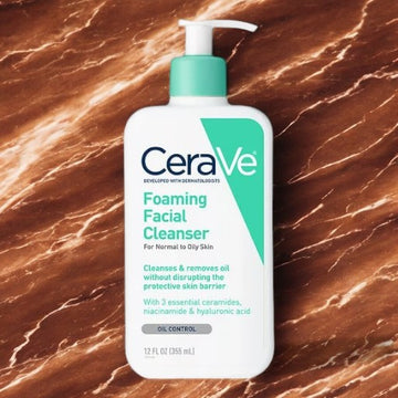 Cera Ve Developed With Dermatologist Foaming Facial Cleanser For Normal to Oily Skin