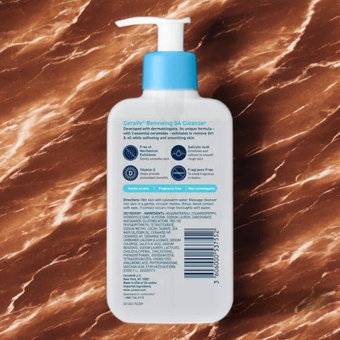 Cera Ve Developed With Dermatologist Renewing SA Cleanser For Normal Skin