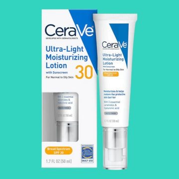 CeraVe Developed with dermatologists Ultra-Light Moisturizing Lotion with ScreenSun 30 fro Normal to Dry Skin