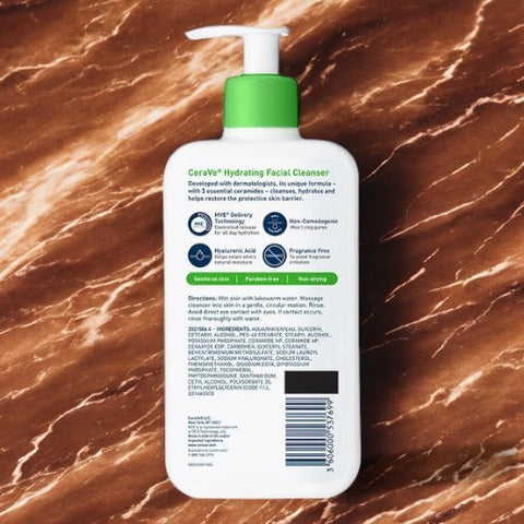 Cera Ve Developed With Dermatologist Hydrating Facial Cleanser For Normal to Dry Skin
