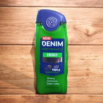 DENIM Performance Energy Body & Face wash x3 Triple Energizing