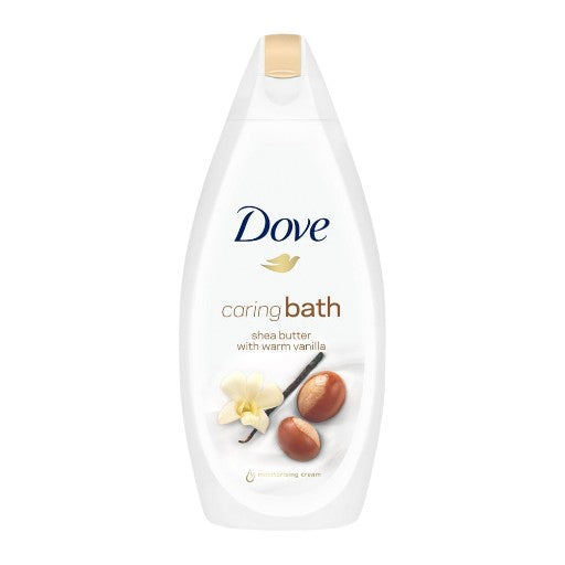 DOVE Caring Bath Shea butter with warm vanila moisturizer body wash