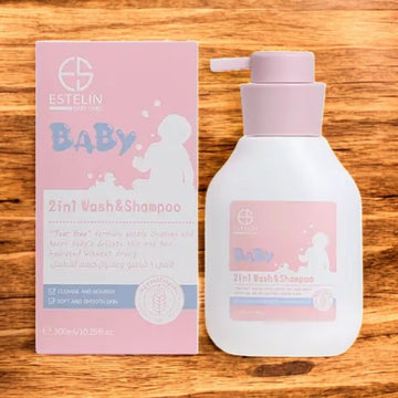 ESTELIN Baby Care 2 In 1 Wash & Shampoo