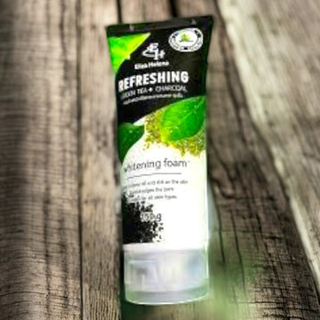 Eliza Helena EH Refreshing Green Tea + Charcoal Whitening Foam