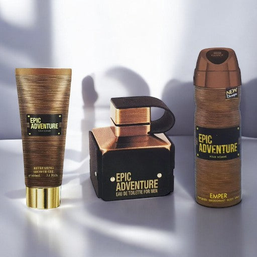 Epic Adventure Pour Homme 3 Pcs Gift Set