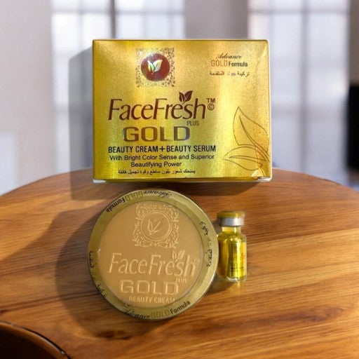 FaceFresh Gold Beauty Cream + Beauty Serum