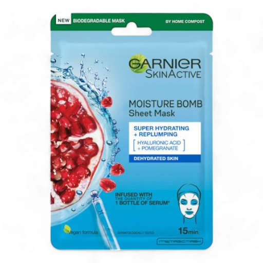 Garnier SkinActive Sheet Masks Moisture Bomb Pomegranate Hydrating Mask