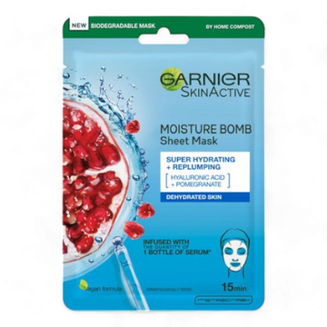 Garnier SkinActive Sheet Masks Moisture Bomb Pomegranate Hydrating Mask