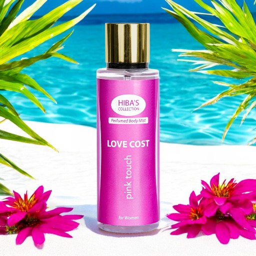 HIBA'S COLLECTION Love Cost Pink Touch Body Mist for Women