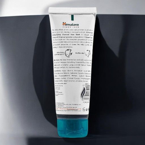 HIMALAYA Detoxifying Charcoal Face Wash With CHarcoal And Green Tea