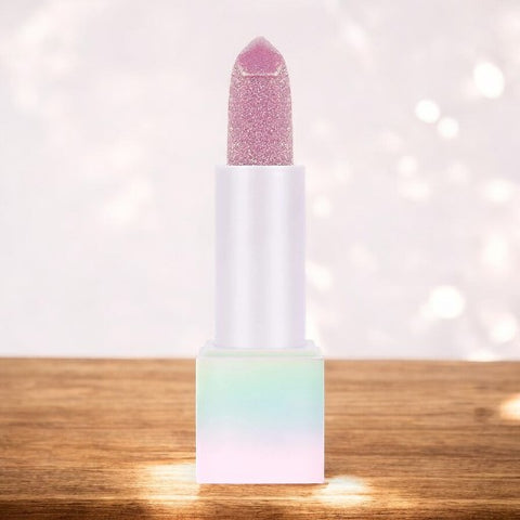 HUDA Beauty Diamond Balm Glittered Lipstick