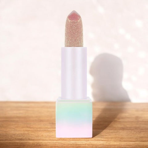 HUDA Beauty Diamond Balm Glittered Lipstick