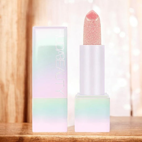 HUDA Beauty Diamond Balm Glittered Lipstick