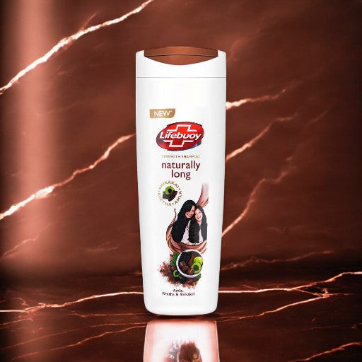 LIFEBUOY Naturally Long Amla, Reetha & Shikakai Shampoo