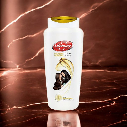 LIFEBUOY Silky Soft Milk Protein + Mustard Oil Shampoo