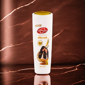 LIFEBUOY Silky Soft Milk Protein + Mustard Oil Shampoo