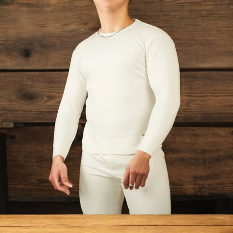 LUCIDO Apparels Body Warmer Full Sleeve White