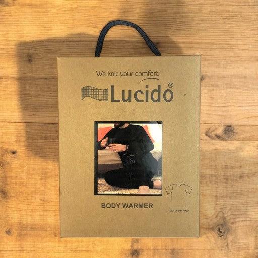 LUCIDO Apparels Body Warmer T-Shirt Black