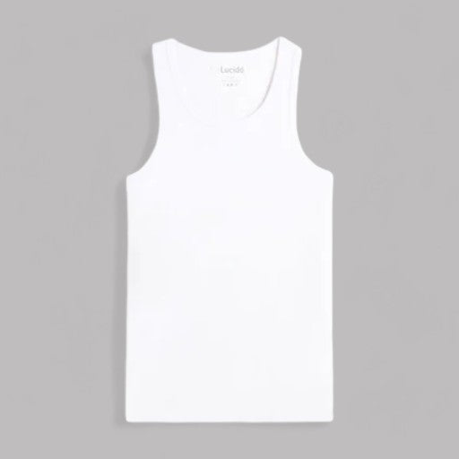 LUCIDO Apparels Classic Vest Pack of 1 White