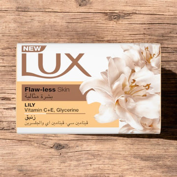 LUX Flaw Less Skin LILY Vitamin C+E, Glycerine Soap