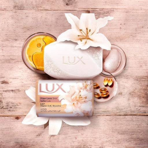 LUX Flaw Less Skin LILY Vitamin C+E, Glycerine Soap