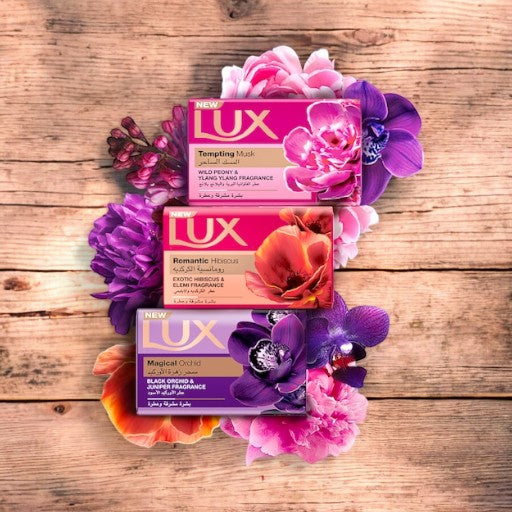 LUX Romantic Hibiscus Exotic Hibiscus & Elemi Fragrance Soap