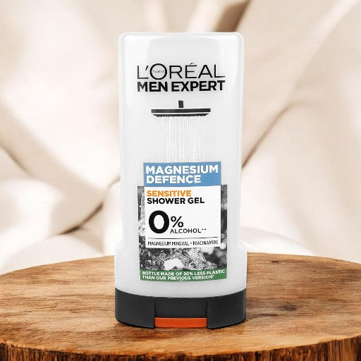 L'OREAL MEN EXPERT Magnesium Defense Sensitive Shower Gel 0% Alcohol