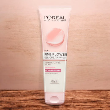 L'OREAL PARIS Fine Flowers Cleansing Wash for Dry & Sensitive Skin