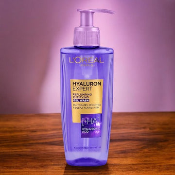 L'OREAL PARIS HYALURON EXPERT Repluming Purifying Gel Wash Rehydrates Smoothes & Deeply Purifies Skin