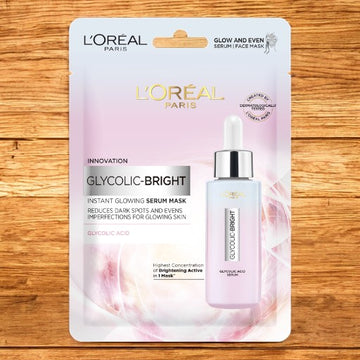 L'OREAL Paris Glycolic Bright Instant Glowing Serum Mask