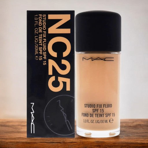 MAC NC25 Studio Fix Fluid SPF 15 Foundation