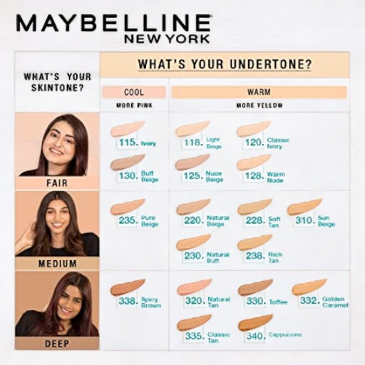 MAYBELLINE New York FIT ME Matte + Poreless Foundation