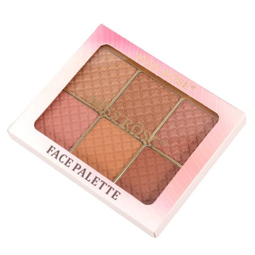 Miss rose 6 Color Square Face Palette (all in one)