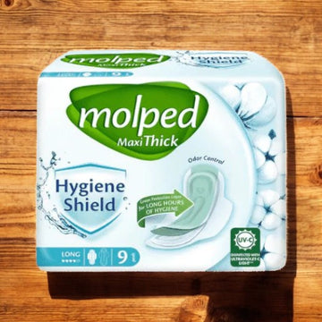 Molped Maxi Thick Hygiene Shield Long 9 Pads