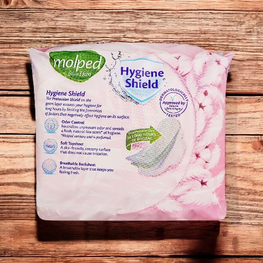 Molped Ultra Thin Hygiene Shield Extra Long 7 Pads