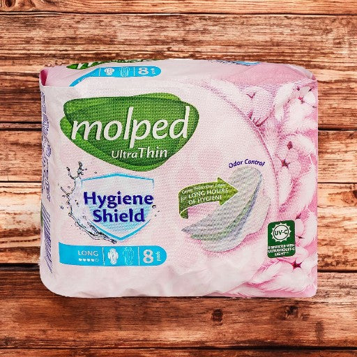 Molped Ultra Thin Hygiene Shield Long 8 Pads